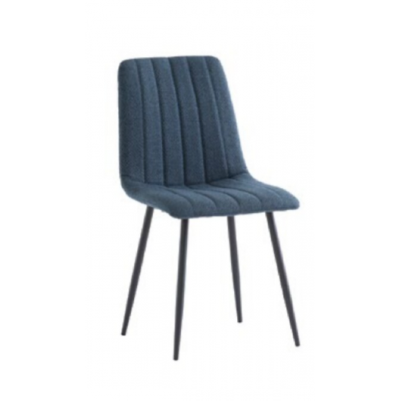 WOF Lara Blue Fabric Dining Chair